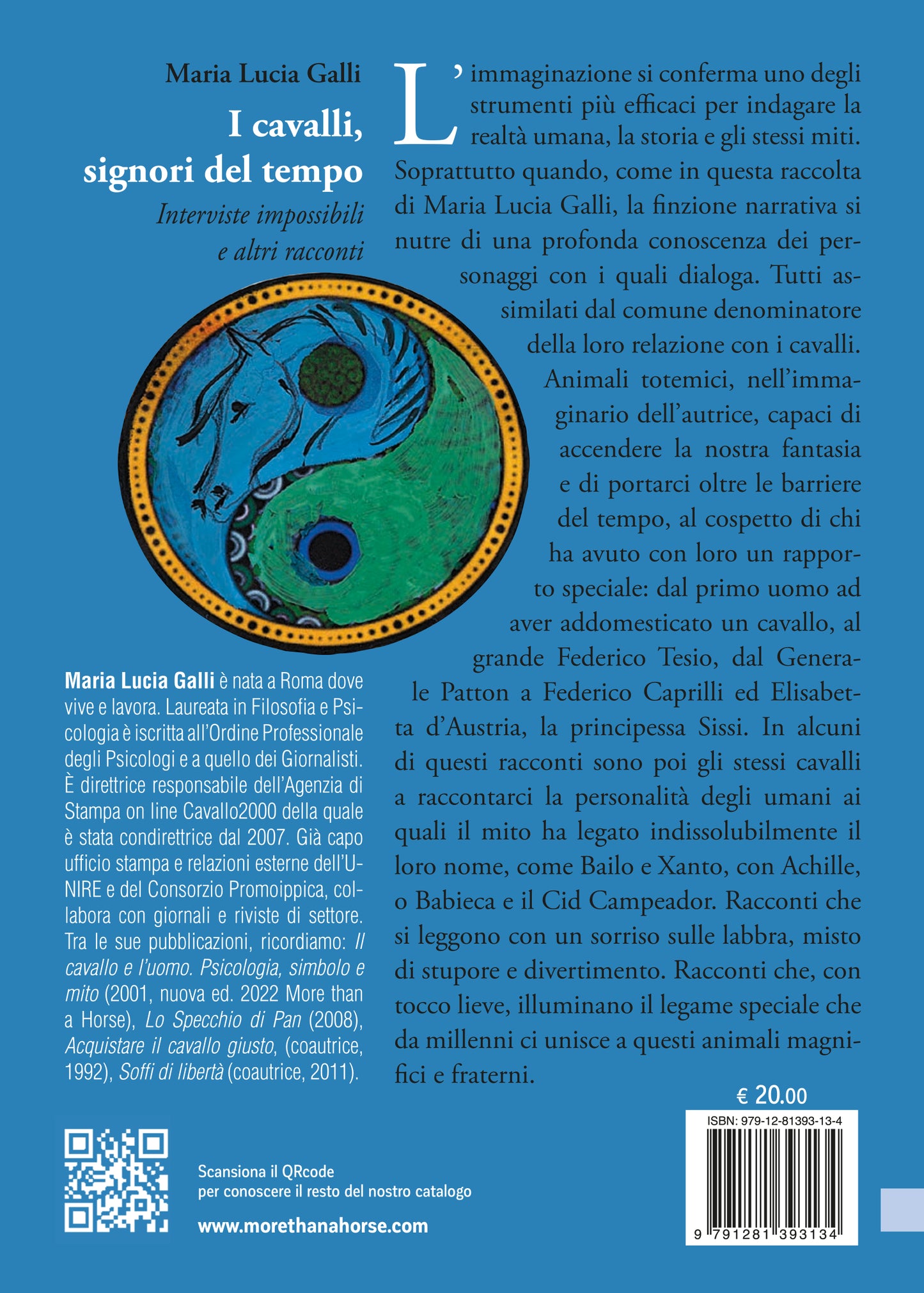 PREVENDITA: I cavalli, signori del tempo. Interviste impossibili e altri racconti